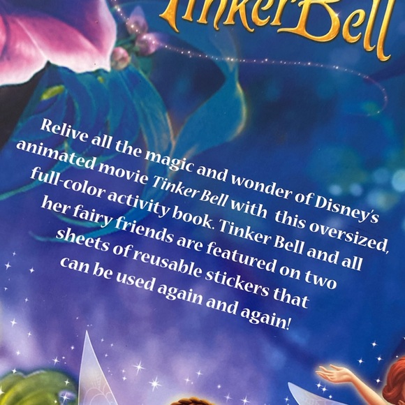 Disney Fairies Tinker Bell Reusable Sticker Activity Book. - Picture 3 of 9